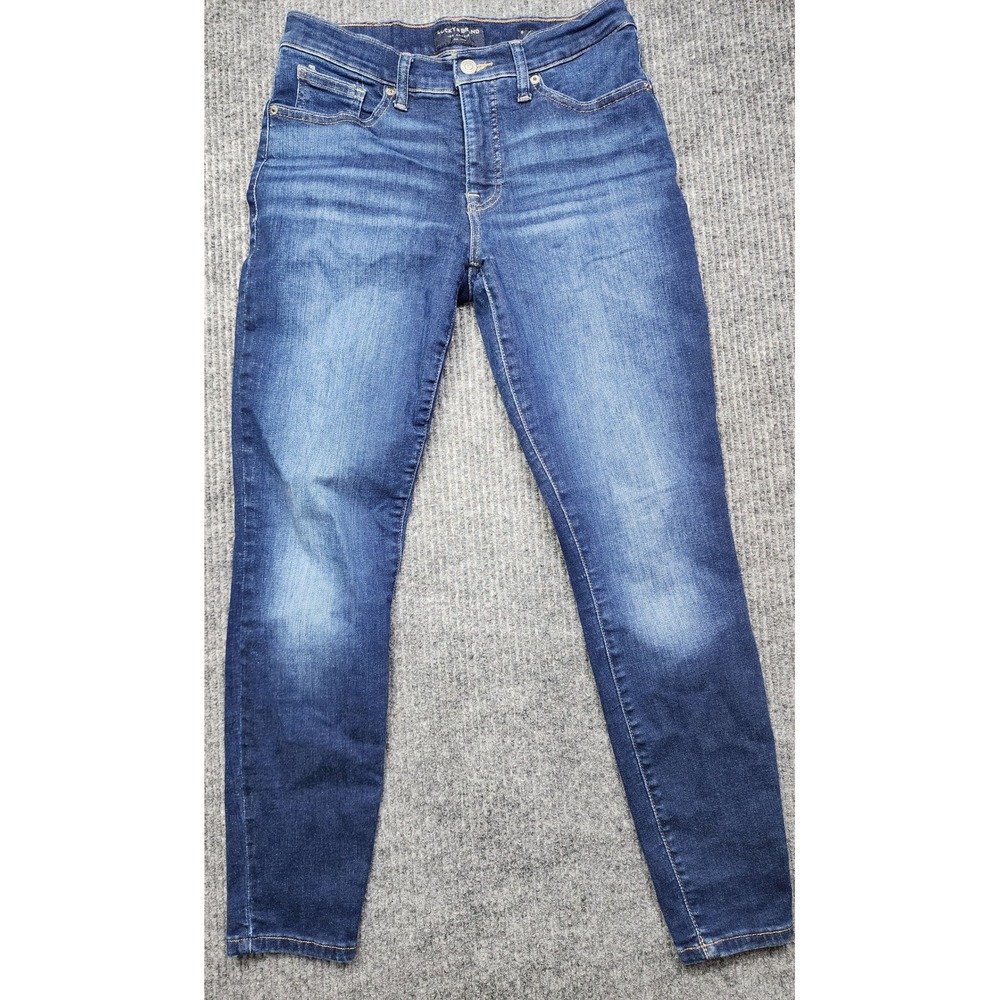 Lucky Brand Mid Rise Ankle Skinny Jeans Medium Wash Blue Size 8/29 A